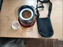 優(yōu)觀鋼化杯防摔打不碎大容量加厚玻璃杯桶水壺防摔墩墩茶水分離泡 杯 1000ML(送杯套+杯刷) 1000ml 曬單實(shí)拍圖