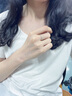 中國黃金CHINA GOLD桔梗足銀情侶戒指活口求婚對戒表白結婚紀念日禮物送女友老婆生日 京速達-足銀桔梗情侶對戒 曬單實(shí)拍圖