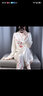 TFZF高級(jí)感真絲睡衣女春秋長(zhǎng)袖桑蠶絲送媽媽生日禮物夏季家居服禮盒裝 繁花-一枝梅雙長(zhǎng)款 L 曬單實(shí)拍圖