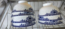 瑾睿茗瓷景德鎮(zhèn)陶瓷碗防燙手家用中式青花瓷米飯碗10個(gè)只裝高腳碗禮品 4.5英寸玲瓏富貴【10個(gè)裝】 曬單實(shí)拍圖