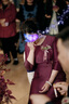 紫魅俏秋冬季婚禮媽媽裝連衣裙女修身假兩件時(shí)尚簡(jiǎn)約氣質(zhì)中老年婚宴禮服 酒紅色【九分袖】 M (建議105斤以下) 曬單實(shí)拍圖