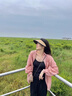 艾美琦美（AIMEIQIMEI）女裝今年最流行的2025超火春季穿搭防曬襯衣氣質(zhì)吊帶連衣裙兩件套 套裝 M 曬單實拍圖