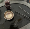 源韻大號(hào)天然烏金石茶盤(pán)家用石頭茶盤(pán)小號(hào)功夫茶具排水茶臺(tái)茶具盤(pán)茶托 80*40*3 曬單實(shí)拍圖