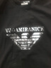 Emporio Armani阿瑪尼2025夏季EA7短袖t恤男冰·絲純·棉休閑修身半袖印花上衣 A1935款黑色 L 建議【125-145】斤 曬單實(shí)拍圖