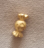 菜百首飾 黃金糖果擺件 足金甜蜜愛心水果糖飾品 計價 HJ 七夕禮物 黃金糖果 約1.95g 曬單實拍圖