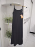 米度麗孕婦裝夏裝連衣裙夏款吊帶背心長(cháng)裙夏季薄款打底孕婦裙子夏天大碼 黑色 M（建議80-110斤左右） 曬單實(shí)拍圖
