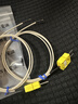 K型熱電偶表面粘貼式探頭貼片式低溫感溫線 爐溫高溫1000度測(cè)溫線 K型高溫線（-73~705°C）1米 曬單實(shí)拍圖