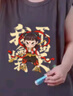 真維斯男童背心哪吒衣服純棉2025新款夏裝兒童夏季薄款無(wú)袖t恤運動(dòng)坎肩 石墨灰 怒氣哪吒+姜 側身哪吒 150 曬單實(shí)拍圖