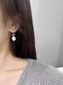 玖維婭  JIUVIA 山茶花耳環(huán)女小眾輕奢氣質(zhì)高級(jí)感耳釘女2025新款養(yǎng)耳洞耳墜耳飾 白金山茶花耳環(huán) 曬單實(shí)拍圖