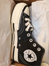 匡威（Converse）官方Chuck 70 Plus男女解構(gòu)高幫運動鞋黑色A00916C A00916C 41 曬單實拍圖