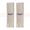 嬰兒護(hù)膝長筒襪套寶寶爬行護(hù)腿秋冬季加絨加厚光腿新生兒襪套 (2雙)2白色 均碼護(hù)膝護(hù)腿套襪(適合0-3歲) 曬單實(shí)拍圖
