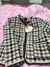 皮爾卡丹小香風(fēng)毛呢外套女2026秋冬新款女百搭名媛氣質(zhì)粗花呢顯瘦女神外套 小香風(fēng)黑白格 高品質(zhì) L 107-117 曬單實(shí)拍圖