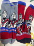 ULTRAMAN奧特曼兒童襪子秋冬加厚毛圈中筒襪男孩棉襪AHM3022四雙 18-20cm 曬單實(shí)拍圖