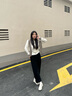 百田森頭層牛皮休閑鞋女款2025新款小白鞋厚底增高運(yùn)動(dòng)鞋軟底鞋 奶油白 38 (240mm) 曬單實(shí)拍圖