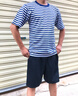 際華備旭?；晟滥畜w能服訓(xùn)練服短袖套裝夏季速干短褲運(yùn)動(dòng)服條紋圓領(lǐng)t恤男 ?；晟捞籽b 175/92-96 曬單實(shí)拍圖