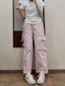 思倫鳥粉色kitty阿甘板鞋女款2025夏新款百搭可愛小白鞋厚底德訓(xùn)鞋子女 粉紅色 37 曬單實拍圖
