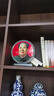 韶之紅2023新款毛主席畫像照片磨砂水晶裝飾品辦公室客廳玄關(guān)中式擺件 磨砂晶紅底老青年雙面像20厘米 曬單實(shí)拍圖