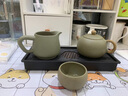 唐帕（TANGPA）原礦純手工小茶壺宜興紫砂壺精品豆青砂西施壺泡茶壺高端禮品實用 一壺兩杯+公道杯 290ml 曬單實拍圖