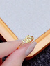 中國黃金（CHINA GOLD）黃金戒指足金心心相依愛心指環(huán)素圈首飾七夕情人節(jié)生日禮物送老婆 足金愛心戒指-約2.1g 曬單實拍圖