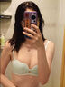 守約貓【空姐同款】聚攏內(nèi)衣女士小胸顯大收副乳防下垂甜美少女文胸罩薄 粉膚【1件】小平胸不空杯 M 【建議34/75AB或32/70BC】 曬單實拍圖