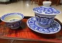 洛湘景德鎮(zhèn)蓋碗高端柴窯手繪青花八寶吉祥紋陶瓷三才蓋碗家用泡茶單碗 柴窯青花八寶蓋碗170ML 曬單實拍圖