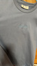 杰克·瓊斯（JACK&JONES） 新款重磅棉寬松復古哥特字母發(fā)泡印情侶短袖T恤男裝225101028 曬單實(shí)拍圖
