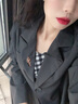 Jay胸針高檔女胸花時(shí)尚飾品配飾送媽媽婆婆長(cháng)輩生日禮物 紫色胸針 曬單實(shí)拍圖