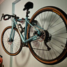 READU公路車(chē)壁掛式停車(chē)架自行車(chē)掛墻支架墻壁掛架通用停車(chē)多功能腳撐 槍灰色（高碳鋼壁掛停車(chē)架） 曬單實(shí)拍圖