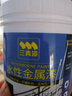 三青 水性金屬漆防銹漆鐵欄桿防腐蝕涂料油漆室內鐵門(mén)漆防盜門(mén)改色漆 有點(diǎn)灰（防銹丨配工具） 1KG【可刷5㎡/2遍】 曬單實(shí)拍圖