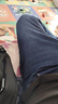 勁霸男裝時尚休閑棉春秋微彈簡約水洗牛仔褲男|NQRT1001 牛仔蘭 35 曬單實拍圖