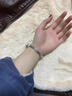 表帶哥適用蘋果手表表帶手鏈鏈條小清新apple watch S10/S9/iwatch series愛心鏈?zhǔn)奖礞溑Y物 銀白 曬單實(shí)拍圖