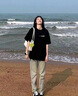 一寸相思小貓黑色純棉短袖t恤女2025夏季新款爆款設(shè)計(jì)感上衣寬松顯瘦體恤 黑色-拉鏈貓咪 XL (110-125斤） 曬單實(shí)拍圖