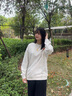 李寧套頭圓領(lǐng)衛(wèi)衣情侶款25夏季新款棉質(zhì)復(fù)古LOGO運動寬松上衣 花灰瓦灰色/棠梨褐-8 XL 曬單實拍圖