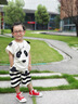 G.DUCKKIDS小黃鴨童裝男童夏裝套裝寶寶無袖背心男孩潮帥氣時(shí)髦夏天薄衣服 黑色套裝 110 (建議98-105cm 3-4周歲） 曬單實(shí)拍圖