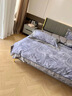 Lady Laura富安娜出品新款長(cháng)絨棉四件套A類(lèi)輕奢160支純棉田園印花床單被套定 A類(lèi)母嬰棉-艾瑞爾-淺灰送手提袋 1.8m四件套 床單款 【被套200x230 曬單實(shí)拍圖