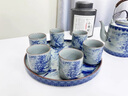 澤名家青花瓷茶壺茶杯套裝家用陶瓷功夫茶具一壺六杯大容量客廳冷涼水壺 青花瓷【喜上眉梢-提梁壺】 曬單實(shí)拍圖