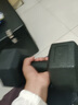 特步（XTEP）啞鈴男士杠鈴套裝棱角設(shè)計環(huán)保包膠手鈴亞玲家用運(yùn)動鍛煉健身器材 黑藍(lán)【六角設(shè)計/穩(wěn)固安全】一對 10KG 一副【左10斤+右10斤=20斤】 曬單實拍圖