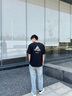 NEPA耐葩25年新品男士夏季戶外透氣運動短袖圓領(lǐng)T恤7L35325 黑色C01 XL 185/100A（110） 曬單實拍圖