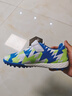 卡爾美（KELME）兒童足球鞋男星耀1.0防滑耐磨TF碎釘專(zhuān)業(yè)比賽球鞋 白藍色 35  曬單實(shí)拍圖
