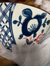 賀川屋日式碗釉下彩5英寸家用斗笠碗陶瓷飯碗面碗套裝 6只裝 曬單實拍圖