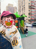 舒貝怡兒童棉服套裝嬰兒衣服寶寶棉襖夾棉保暖分體兩件套童裝 蜜蜂80 曬單實拍圖