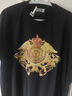 VERSACE JEANS COUTURE范思哲美杜莎經(jīng)典黑金配色休閑印花T恤黑色圓領(lǐng)男款時(shí)尚百搭t恤 黑色 L 曬單實(shí)拍圖