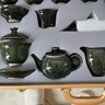 茶錦記功夫茶具套裝家用辦公高端輕奢陶瓷泡茶壺蓋碗公道杯茶杯整套禮盒 龍泉窯12頭刻畫(huà)款【恰意逍遙】 曬單實(shí)拍圖