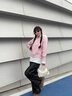 梵迪蘭奇 香港真皮手提包女2025新款鏈條編織包斜挎枕頭包情人節(jié)禮物520 白色（禮盒套裝） 有防偽碼附小票送女友送老婆禮物 曬單實(shí)拍圖
