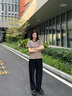 玖姿·安娜蔻【海鹽之夏】miu風(fēng)拼色條紋針織短袖T恤女2025夏季新款 條咖啡 L 曬單實(shí)拍圖