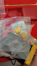 金萊緣五路財神黃金手鏈男女款999足金招財轉運珠紅手繩飾品生日禮物 A款 五路財神+4個(gè)金珠 約1.2g 曬單實(shí)拍圖
