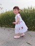 雷姆汀嬰兒裙子夏季嬰韓版薄款無袖背心裙寶寶裙子碎花公主 小櫻桃連衣裙(圖片色) 73 曬單實拍圖