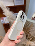 鯨咖適用于iphone16手機(jī)殼蘋果16promax新款液態(tài)硅膠16pro磁吸帶鏡頭膜掛繩手腕防摔ip16相機(jī)按鍵全包 【古董白-帶掛繩】AI拍照按鍵-水晶鏡頭膜 iPhone16ProMax 曬單實(shí)拍圖