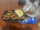 火楓戶(hù)外露營(yíng)野營(yíng)裝備韓式烤肉燒烤烤盤(pán)煎鍋不粘鍋 雙涂層烤盤(pán)[送夾子+收納袋] 曬單實(shí)拍圖