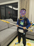 CLCEY哪吒哪咤火尖槍武器玩具魔童鬧海軟膠火箭槍乾坤圈混天綾兵器模型 電影同款火尖槍100cm+乾坤圈18cm 曬單實拍圖
